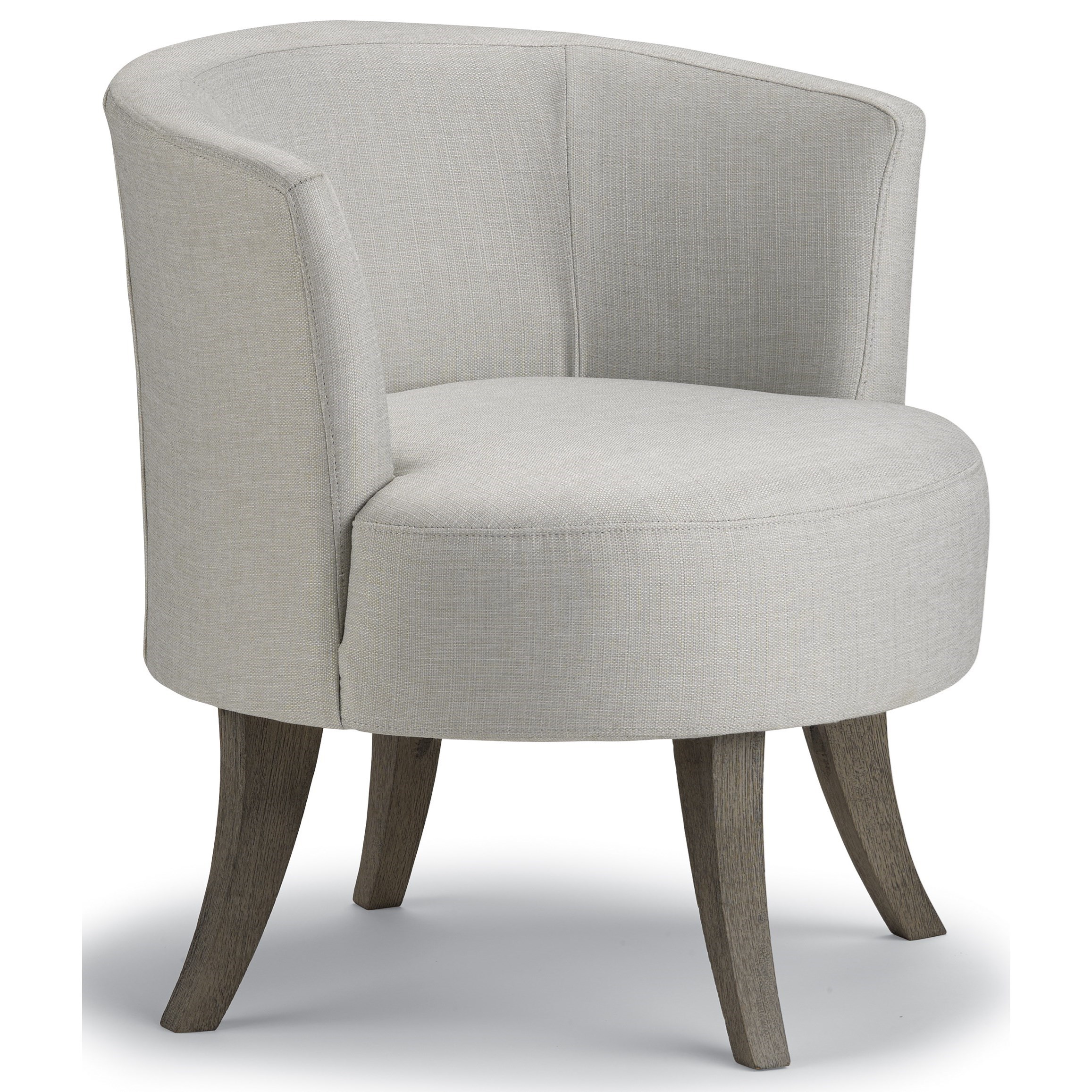 Steffen swivel outlet barrel chair